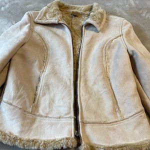 Tsunami Faux Sheepskin zippered coat